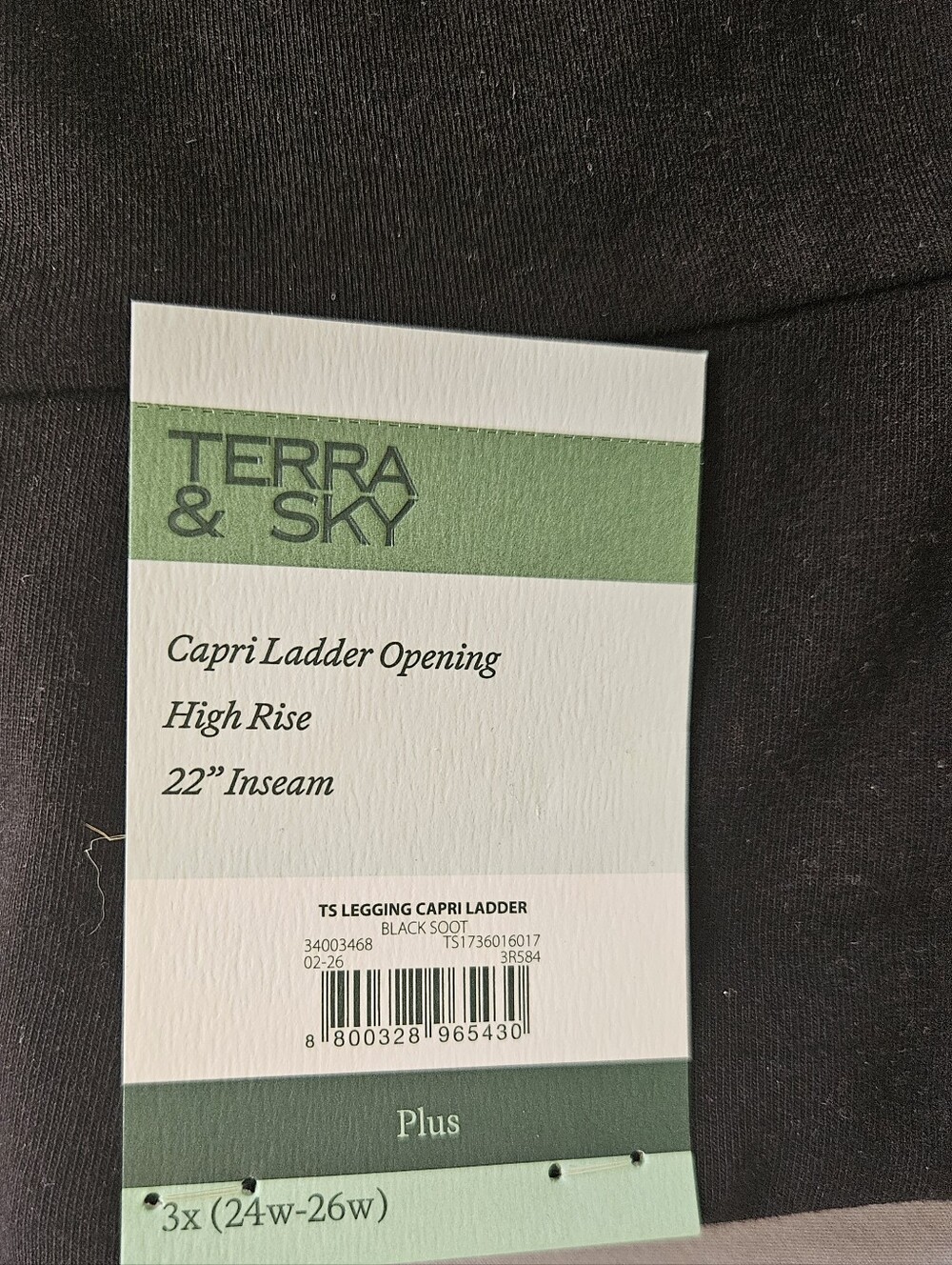 NWT Terra & Sky Plus Size 3X Leggings T-Shirt Lot 4pc Outfit Set - Picture 6 of 6